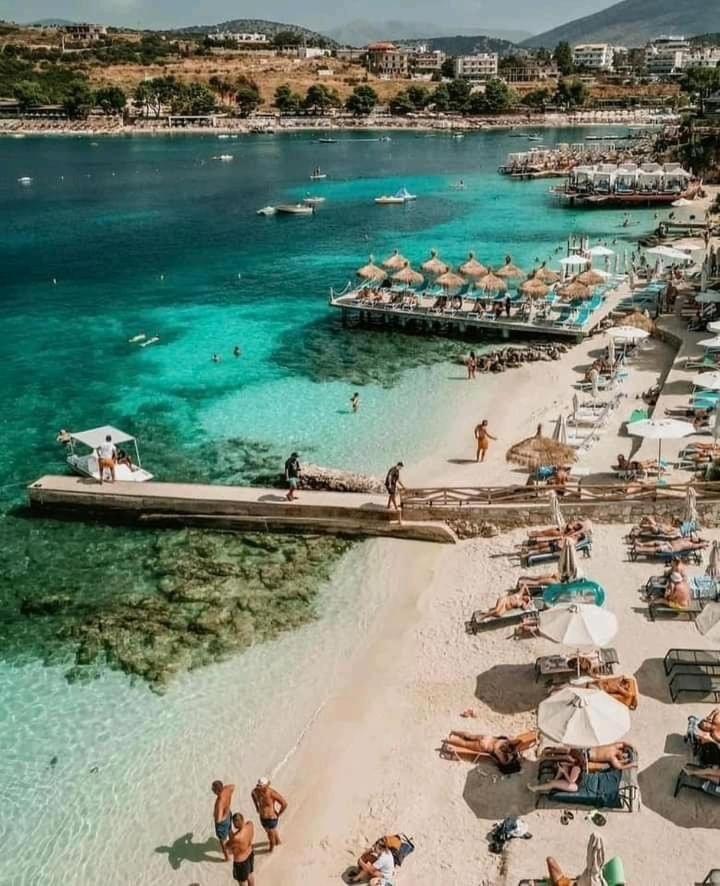 Hotel Elita Ksamil Bagian luar foto